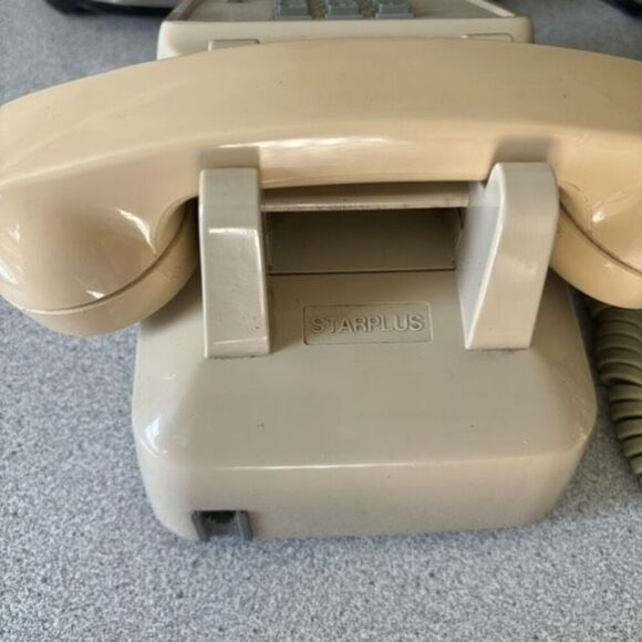 Starplus Vintage Beige Pushbutton Telephone *Works* - Picture 7 of 7